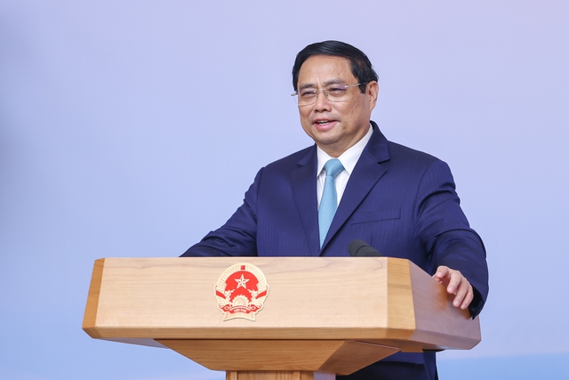 Thủ tướng Chính phủ Phạm Minh Chính phát biểu